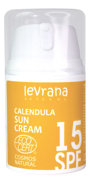 Солнцезащитный крем для лица матирующий с гидролатом календулы Calendula Sun Cream 50мл