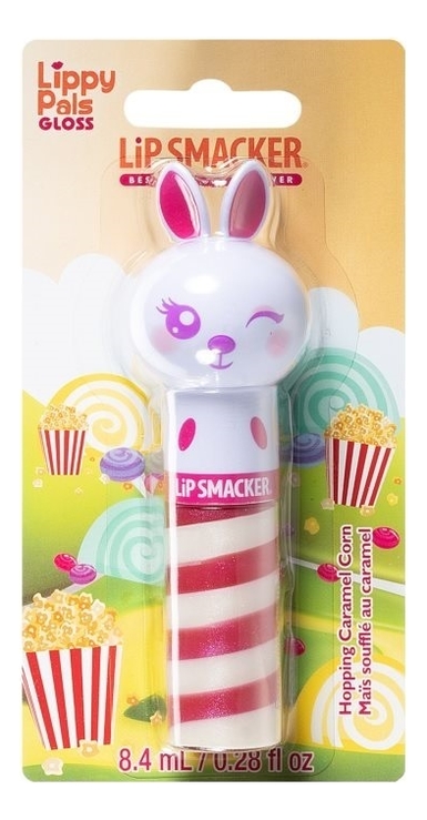 Блеск для губ Lippy Pals Gloss Hopping Caramel Corn 8,4мл (карамельный попкорн) цена и фото