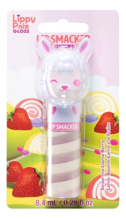 Блеск для губ Lippy Pals Gloss Straw-Ma-Llama Berry 8,4мл (клубника)