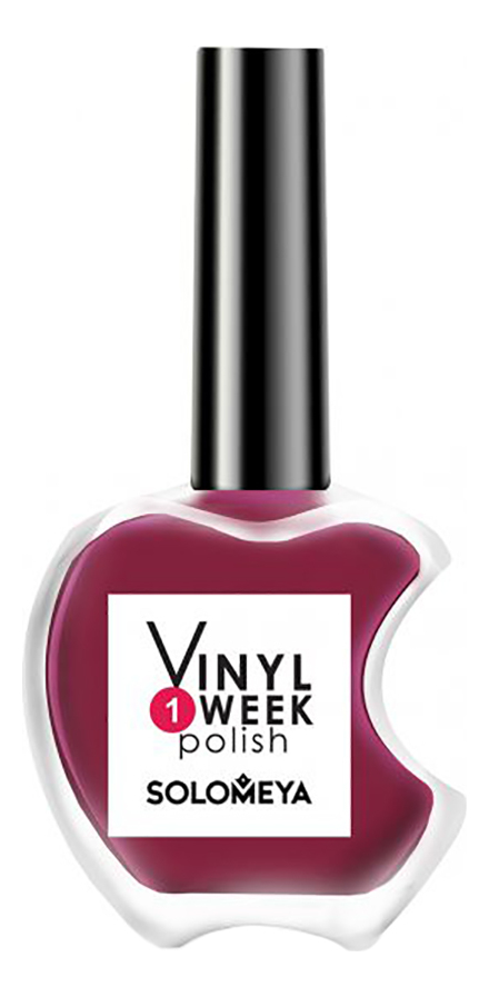 

Недельный лак для ногтей One Week Vinyl Polish 13мл: 12 Cherry, Недельный лак для ногтей One Week Vinyl Polish 13мл