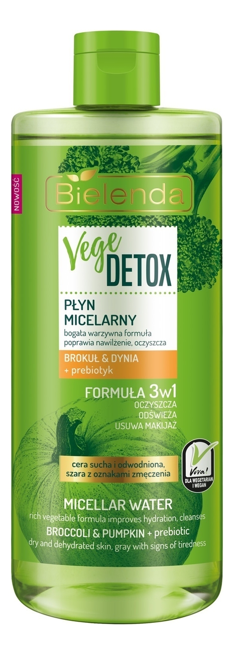 

Увлажняющая мицеллярная вода для лица Vege Detox 500мл