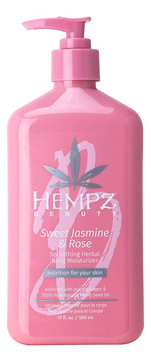 Молочко для тела Сладкий Жасмин и Роза Sweet Jasmine & Rose Herbal Body Moisturizer 500мл