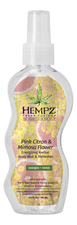 Hempz Спрей для тела Розовый Лимон и Мимоза Pink Citron & Mimosa Flower Herbal Body Mist & Refresher 130мл