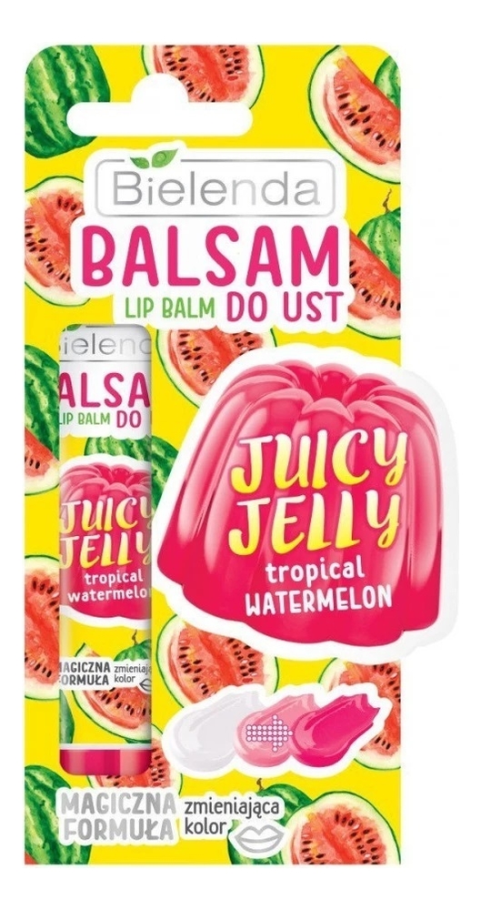 

Бальзам для губ меняющий цвет Juicy Jelly Tropical Watermelon Lip Balm 10г (арбуз)