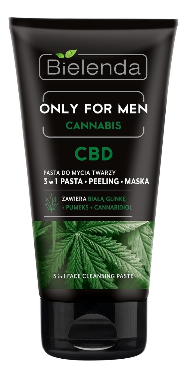 Паста для умывания 3 в 1 Only For Men Cannabis 150мл