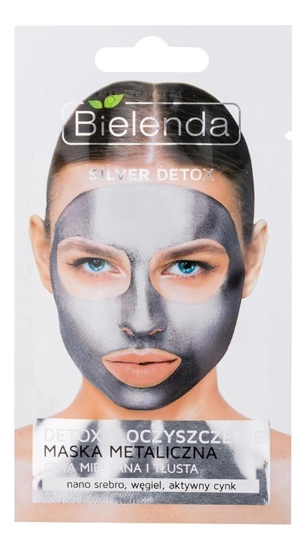 

Очищающая металлическая маска для лица Silver Detox 8г