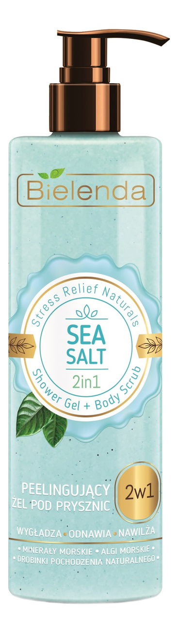 Гель-скраб для душа 2 в 1 Stress Relief Naturals Sea Salt 410г