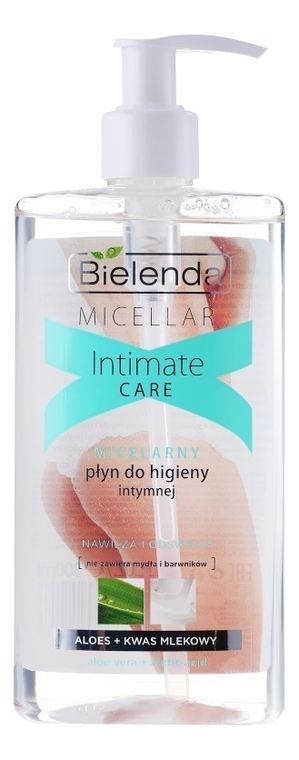 

Мицеллярное средство для интимной гигиены Micellar Intimate Care Aloe Vera + Lacric Acid 300мл