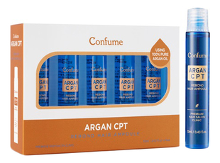 Филлер для волос с маслом арганы Confume Argan CPT Rebond Hair Ampoule 5*13мл