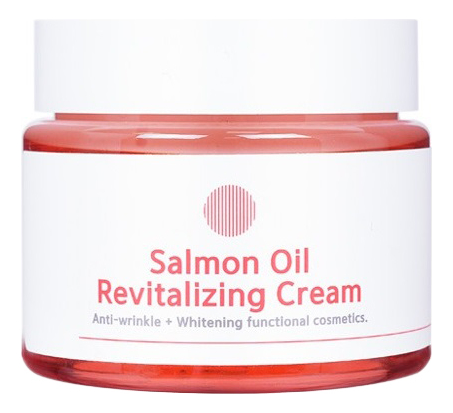 Восстанавливающий крем для лица с лососевым маслом Salmon Oil Revitalizing Cream 80г восстанавливающая сыворотка с лососевым маслом salmon oil revitalizing ampoule 50мл