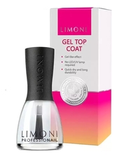 Limoni Гелевое покрытие для ногтей Gel Top Coat 15мл