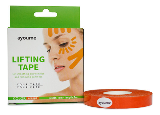 Тейп для лица Lifting Tape: Оранжевый 1смх5м от Randewoo