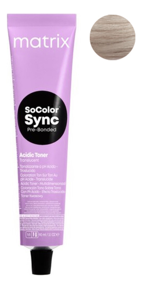 

Кислотный тонер для волос SoColor Sync Acidic Toner Sheer 90мл: 10PG Жемчужный золотистый, Кислотный тонер для волос SoColor Sync Acidic Toner Sheer 90мл