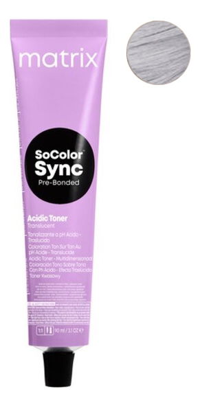 Купить Кислотный тонер для волос SoColor Sync Acidic Toner Sheer 90мл: 10PV Жемчужный перламутровый, MATRIX