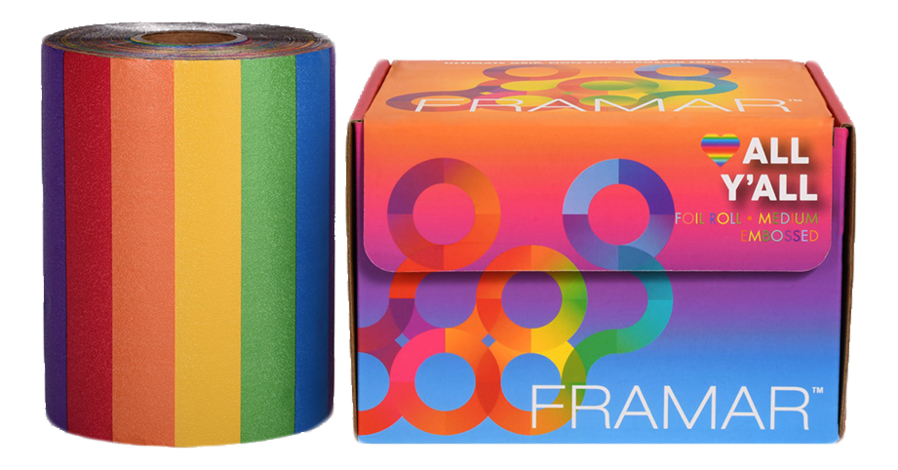 framar pop ups all y all 500 sheets вытяжная фольга с тиснением цвета радуги 500 листов 12 5 28 см Фольга в рулоне с тиснением Цвета радуги Embossed Roll Medium All Y'All 98м