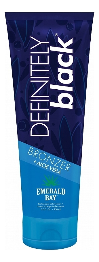 

Активатор загара с экстрактом алоэ вера, био бронзаторами и ДГА Definitely Black Bronzer + Aloe Vera 250мл