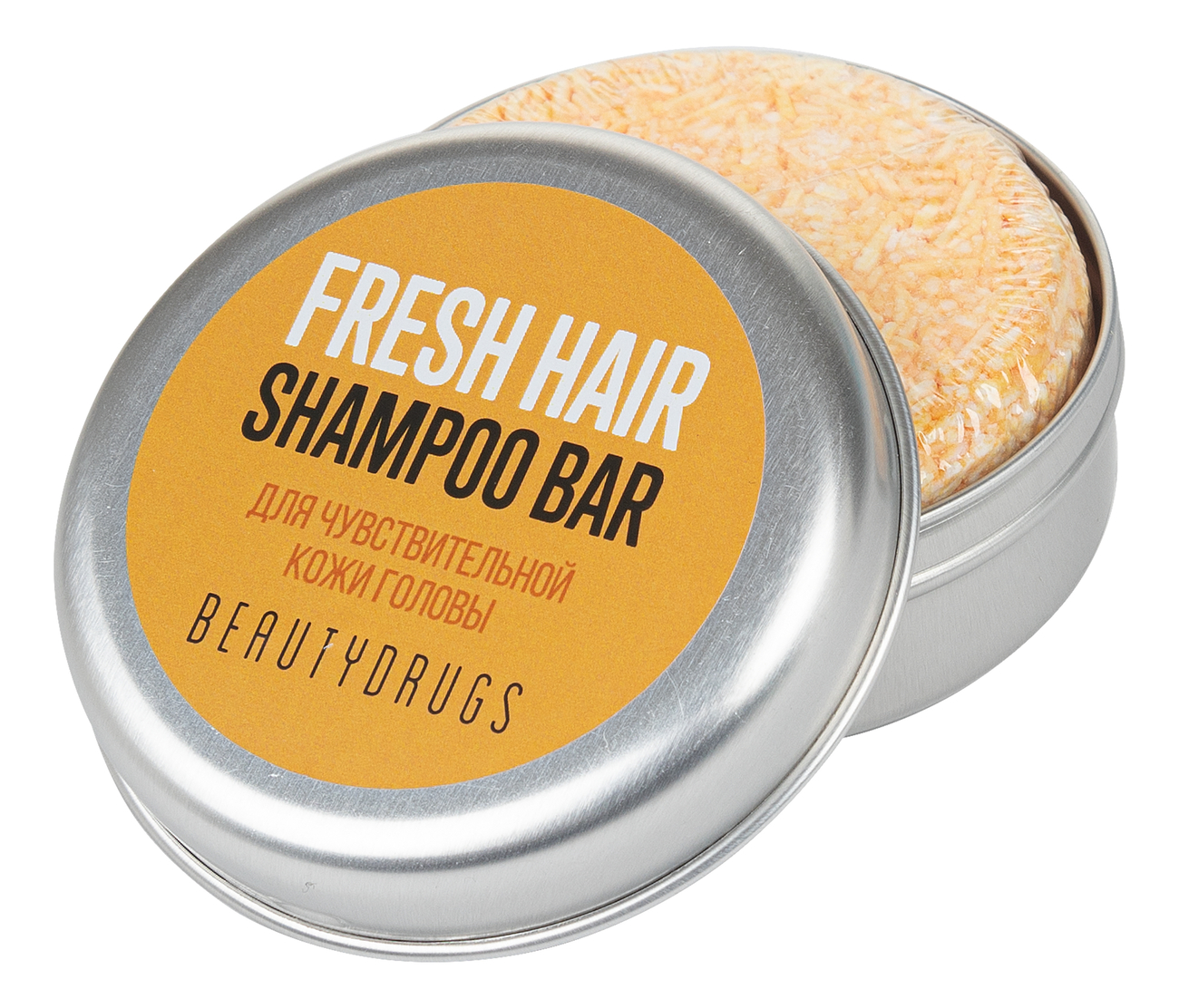 Твердый шампунь для чувствительной кожи головы Fresh Hair Shampoo Bar 55г от Randewoo