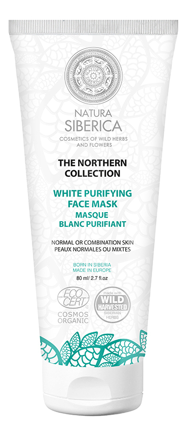 

Очищающая маска для лица с белой глиной The Northern Collection White Purifying Face Mask 80мл