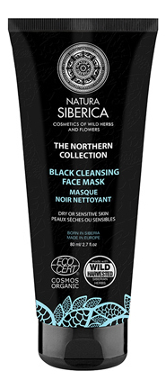 

Очищающая маска для лица с древесным углем The Northern Collection Black Cleansing Face Mask 80мл