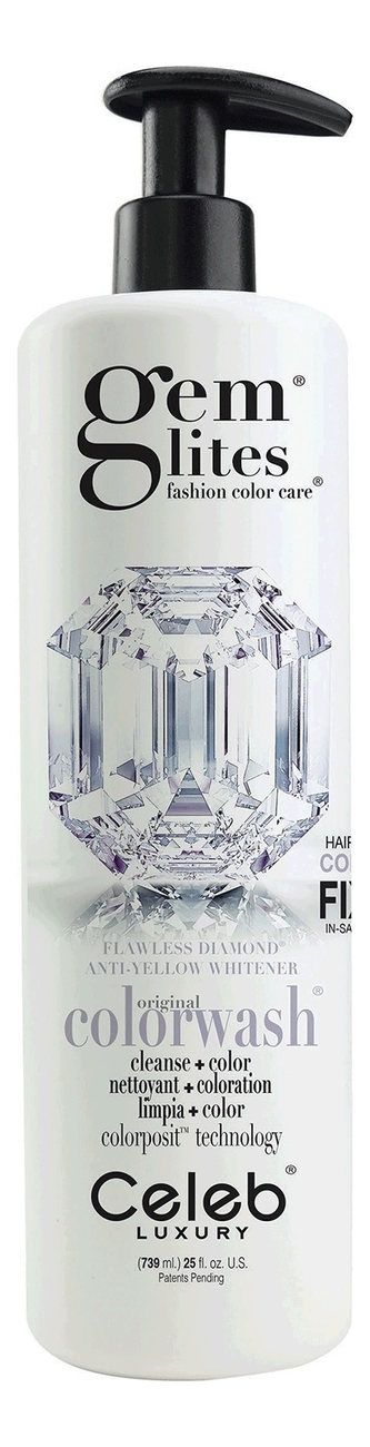 

Шампунь для яркости цвета волос Gem Lites Shampoo 739мл: Flawless Diamond, Шампунь для яркости цвета волос Gem Lites Shampoo 739мл