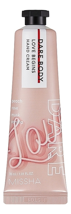

Крем для рук Dare Body Hand Cream Love Begins 30мл