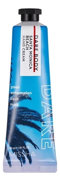 

Крем для рук Dare Body Hand Cream Santa Monica Beach 30мл