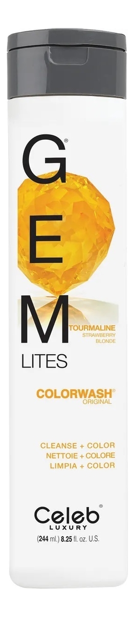 

Шампунь для яркости цвета волос Gem Lites Shampoo 244мл: Tourmaline, Шампунь для яркости цвета волос Gem Lites Shampoo 244мл