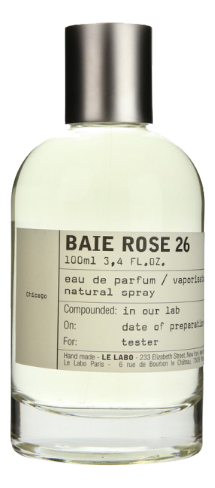 

Baie Rose 26 Chicago: парфюмерная вода 100мл уценка, Baie Rose 26 Chicago
