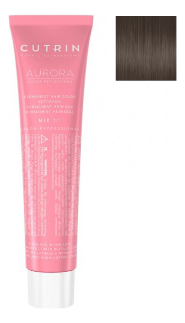 

Крем-краска для волос Aurora Color Reflections Metallic 60мл: 7MS Холодный песок, Крем-краска для волос Aurora Color Reflections Metallic 60мл
