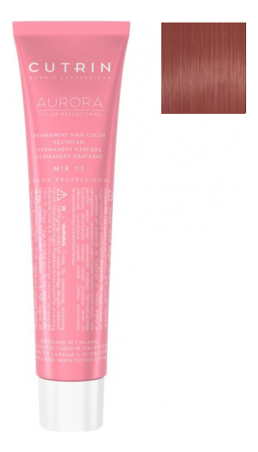 

Крем-краска для волос Aurora Color Reflections Metallic 60мл: 7R Розовый жемчуг, Крем-краска для волос Aurora Color Reflections Metallic 60мл