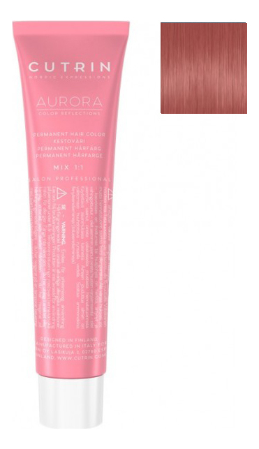

Крем-краска для волос Aurora Color Reflections Metallic 60мл: 8R Жемчужный блонд, Крем-краска для волос Aurora Color Reflections Metallic 60мл