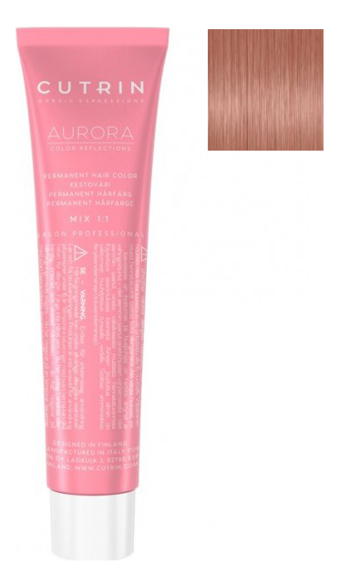 

Крем-краска для волос Aurora Color Reflections Metallic 60мл: 9R Перламутровый блонд, Крем-краска для волос Aurora Color Reflections Metallic 60мл