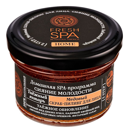 

Медовый скраб-пилинг для лица Таежный янтарь SPA Fresh 75мл