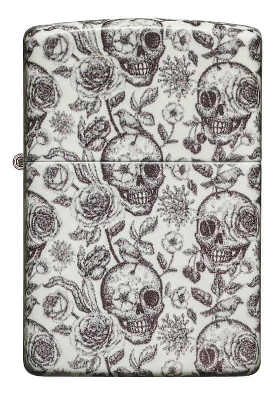 

Зажигалка бензиновая Skeleton Glow In The Dark Green 49458