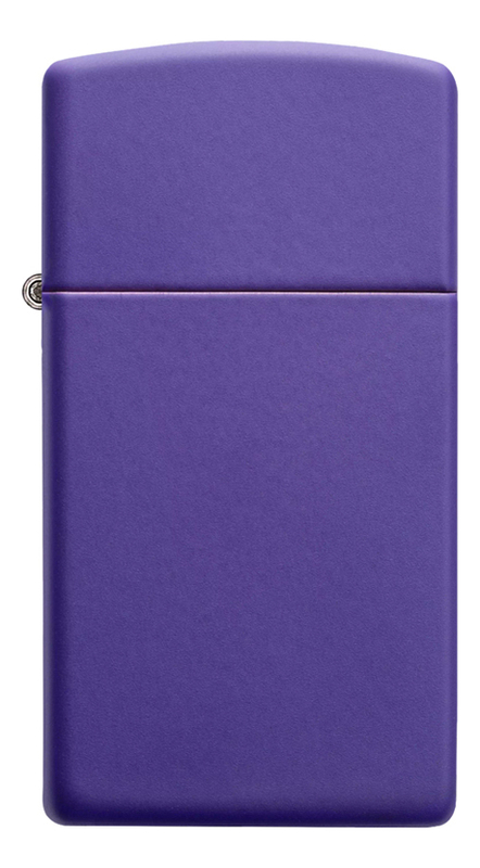 

Зажигалка бензиновая Slim Purple Matte 1637