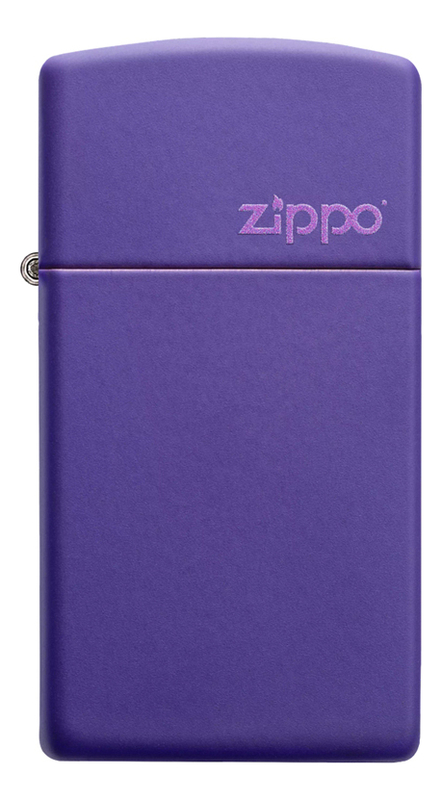 

Зажигалка бензиновая Slim Purple Matte 1637ZL