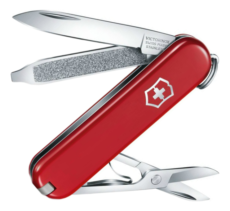 

Нож-брелок Classic Style Icon 58мм, 7 функций 0.6223.G