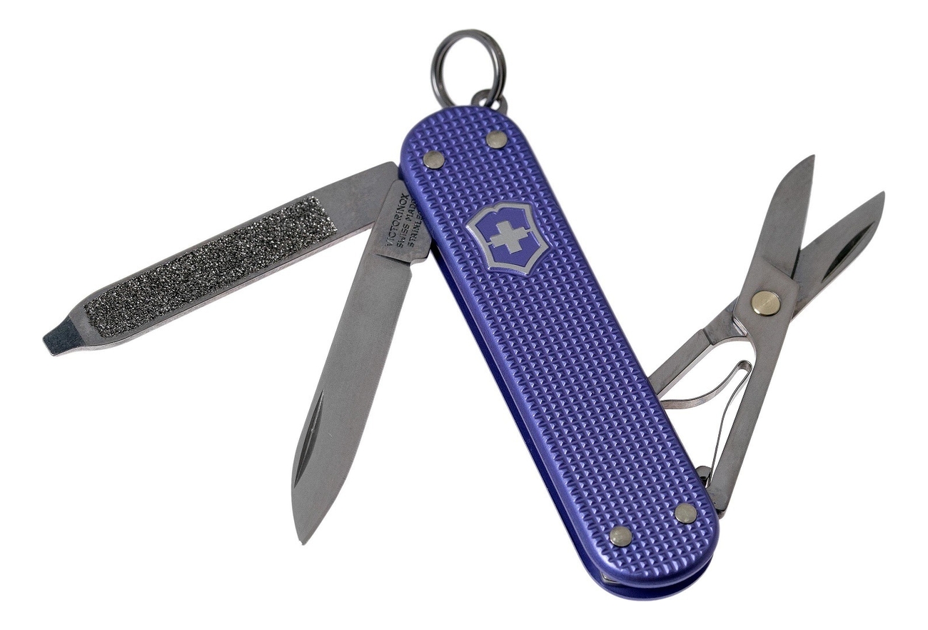 Нож-брелок Classic SD Alox Colors Electric Lavender 58мм, 5 функций 0.6221.223G от Randewoo