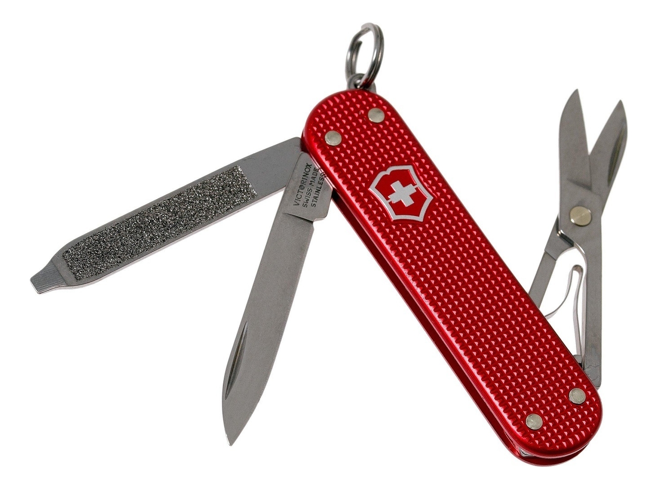 

Нож-брелок Classic SD Alox Colors Sweet Berry 58мм, 5 функций 0.6221.201G