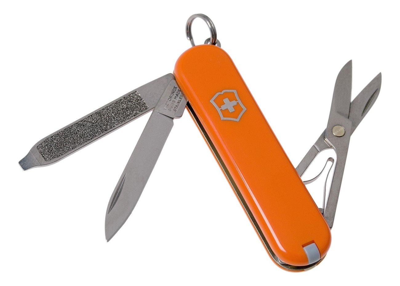 

Нож-брелок Classic SD Colors Mango Tango 58мм, 7 функций 0.6223.83G