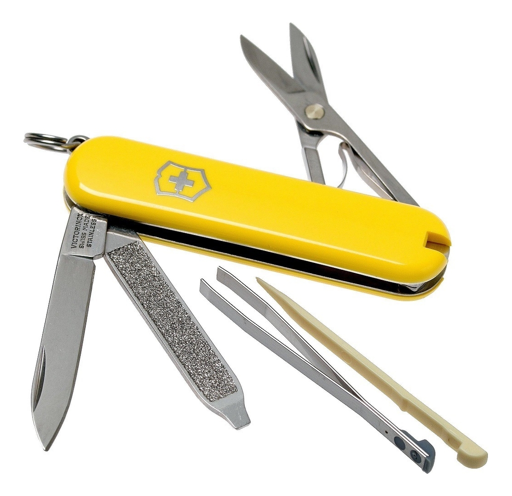 

Нож-брелок Classic SD Colors Sunny Side 58мм, 7 функций 0.6223.8G