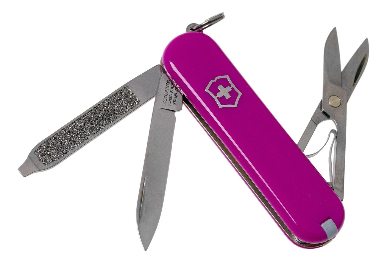 

Нож-брелок Classic SD Colors Tasty Grape 58мм, 7 функций 0.6223.52G