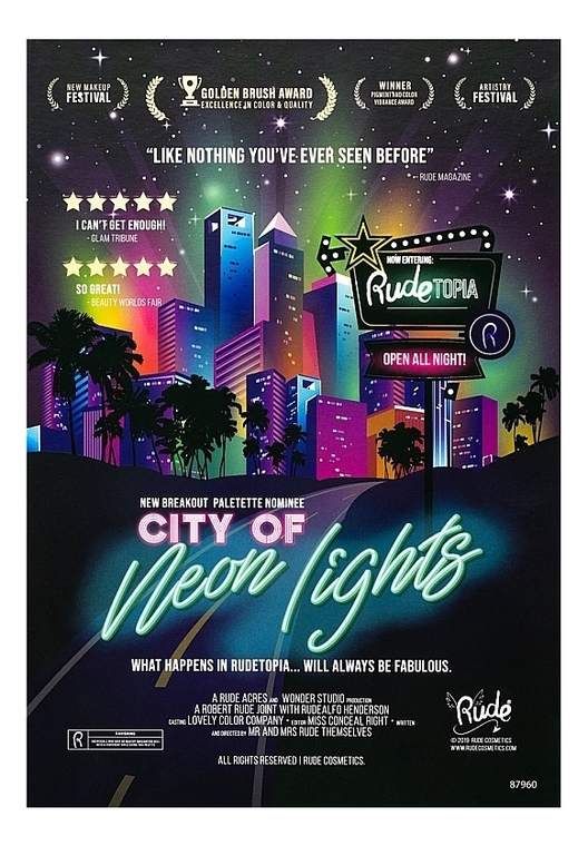 

Палетка теней City Of Neon Lights