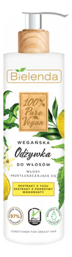 

Кондиционер для волос 100% Pure Vegan Conditioner For Greasy Hair 240мл