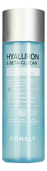 

Тонер-эссенция с гиалуроновой кислотой и бета-глюканом Hyaluron & Beta-Glucan Moisturizing Toner-Essence 200мл