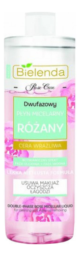 

Двухфазная мицеллярная вода для лица Rose Care Double-Phase Rose Micellar Liquid: Мицеллярная вода 500мл, Двухфазная мицеллярная вода для лица Rose Care Double-Phase Rose Micellar Liquid