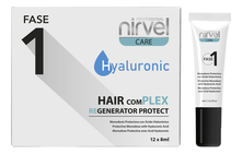 Nirvel Professional Защитный крем для волос с гиалуроновой кислотой Care Hyaluronic Hair Complex Regenerator Protect Fase 1 12*8мл