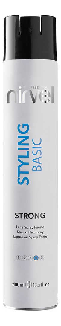 Купить Лак для волос сильной фиксации Styling Basic Strong 400мл, Nirvel Professional