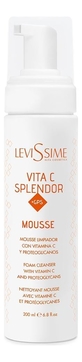 Очищающий мусс для лица с витамином С и растительными протеогликанами VITA C Splendor + GPS Mousse 200мл