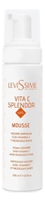 Levissime Очищающий мусс для лица с витамином С и растительными протеогликанами VITA C Splendor + GPS Mousse 200мл